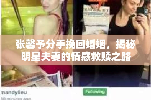 张馨予分手挽回婚姻,揭秘明星夫妻的情感救赎之路 张馨予分手挽回婚姻,揭秘明星夫妻的情感救赎之路