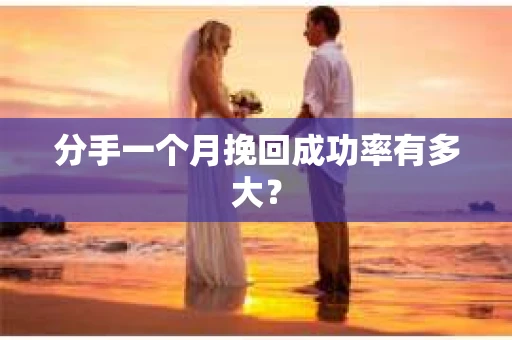 分手一个月挽回成功率有多大？
