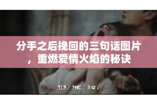 分手之后挽回的三句话图片，重燃爱情火焰的秘诀