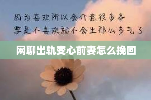 网聊出轨变心前妻怎么挽回