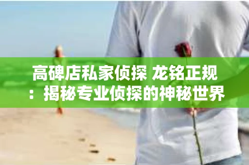 高碑店私家侦探 龙铭正规：揭秘专业侦探的神秘世界