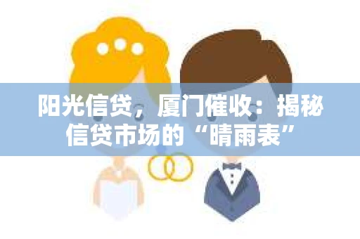 阳光信贷，厦门催收：揭秘信贷市场的“晴雨表”
