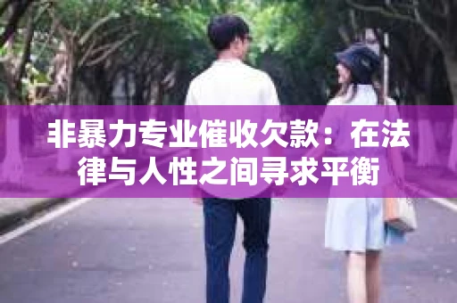 非暴力专业催收欠款：在法律与人性之间寻求平衡