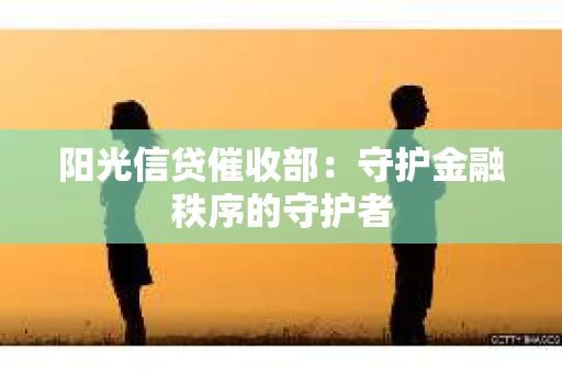 阳光信贷催收部：守护金融秩序的守护者
