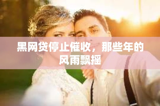黑网贷停止催收，那些年的风雨飘摇