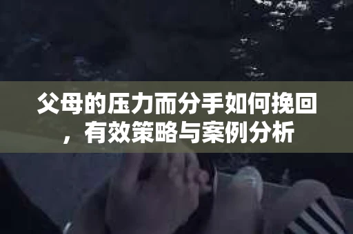 父母的压力而分手如何挽回，有效策略与案例分析
