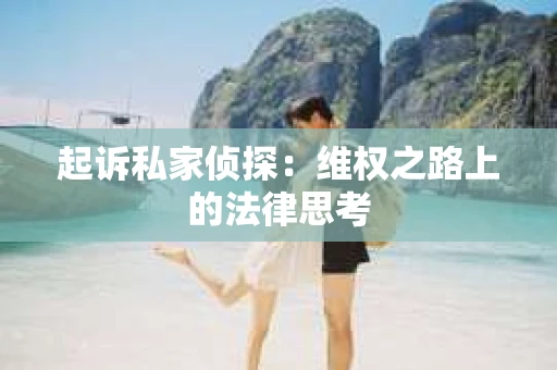 起诉私家侦探：维权之路上的法律思考