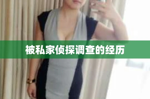 被私家侦探调查的经历