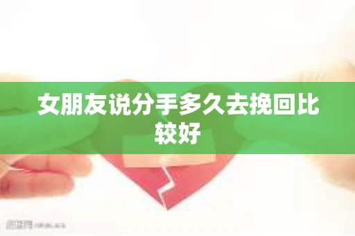 女朋友说分手多久去挽回比较好