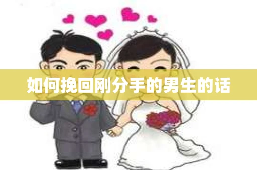 如何挽回刚分手的男生的话